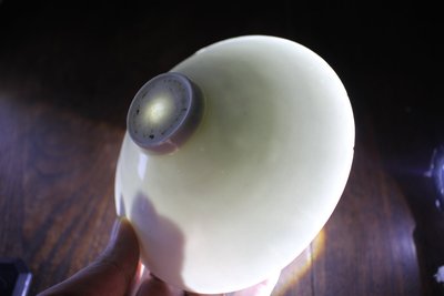 影青釉针挑工刻花斗笠盏