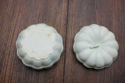 影青釉南瓜盒子