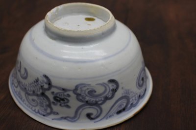 青花蓬莱仙境纹碗