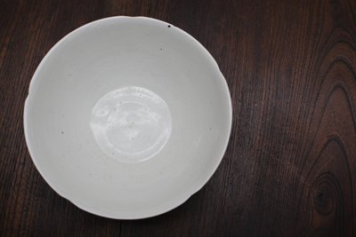 影青釉花口大盏