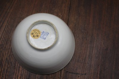 明中甜白釉碗稀见款